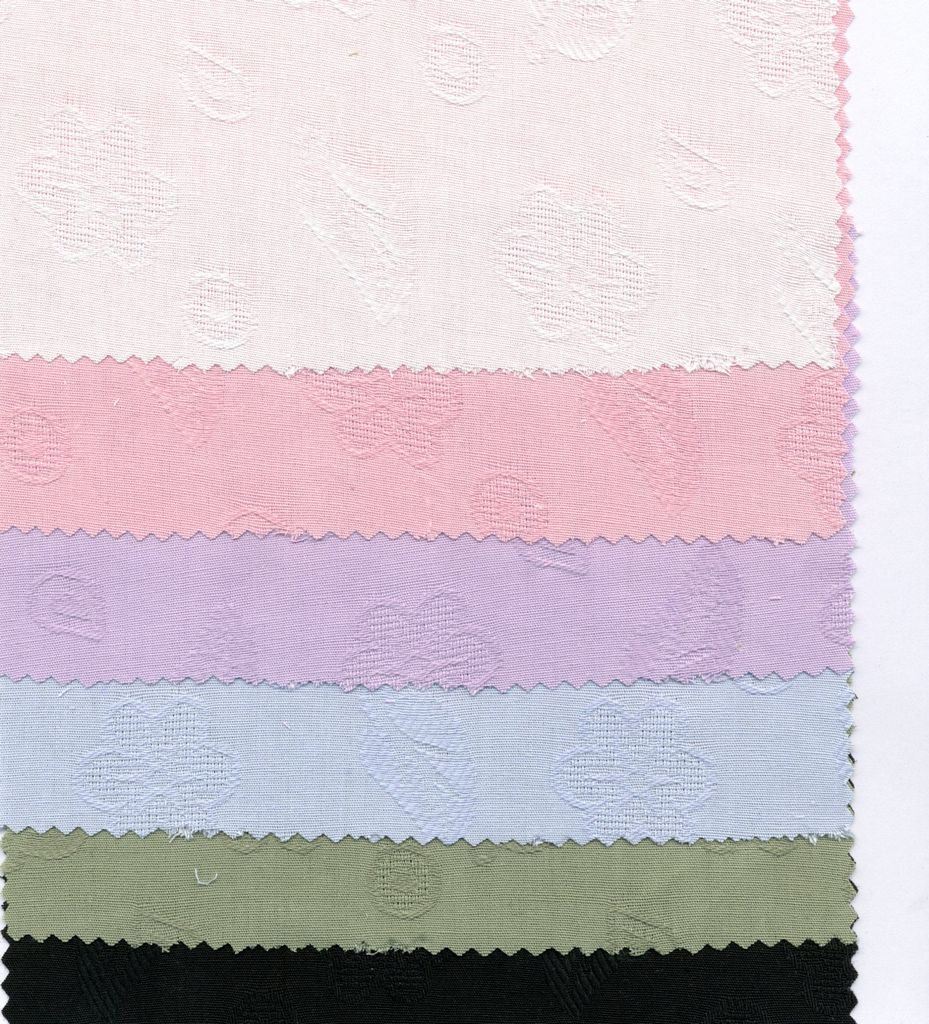 POP-JQD-255 / SKY / 100%  COTTON JACQUARD POPLIN