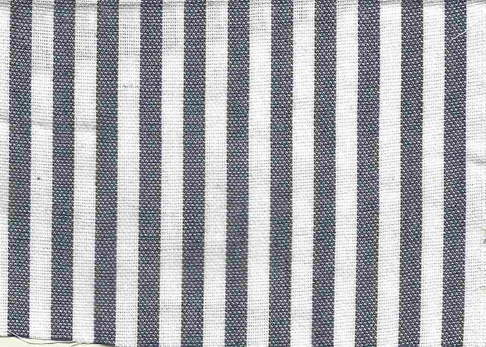 CHAM-STP-267 / NAVY/WHITE / 100% Cotton OXFORD Y/D STRIPE